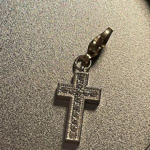 🦉💎Origami Owl Rhinestone Cross Dangle Authentic